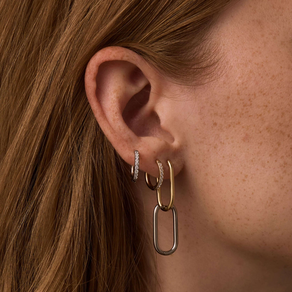 Pavé Hoops, 14mm