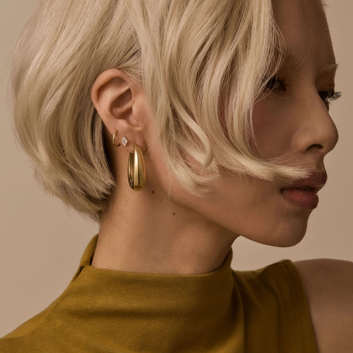 Celestial Crystal Lozenge Nap Earrings