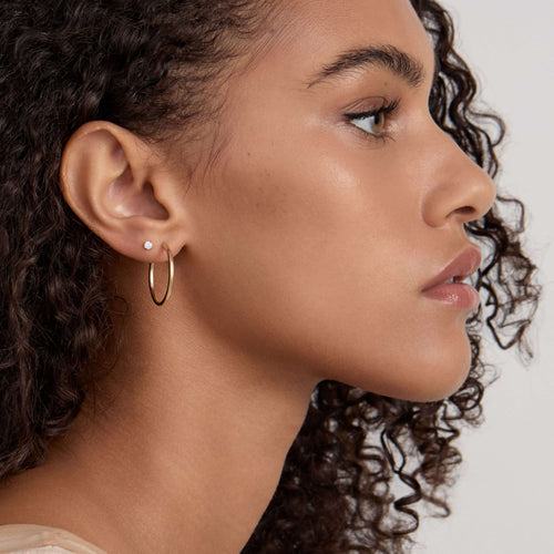 Celestial Crystal Solitaire Studs