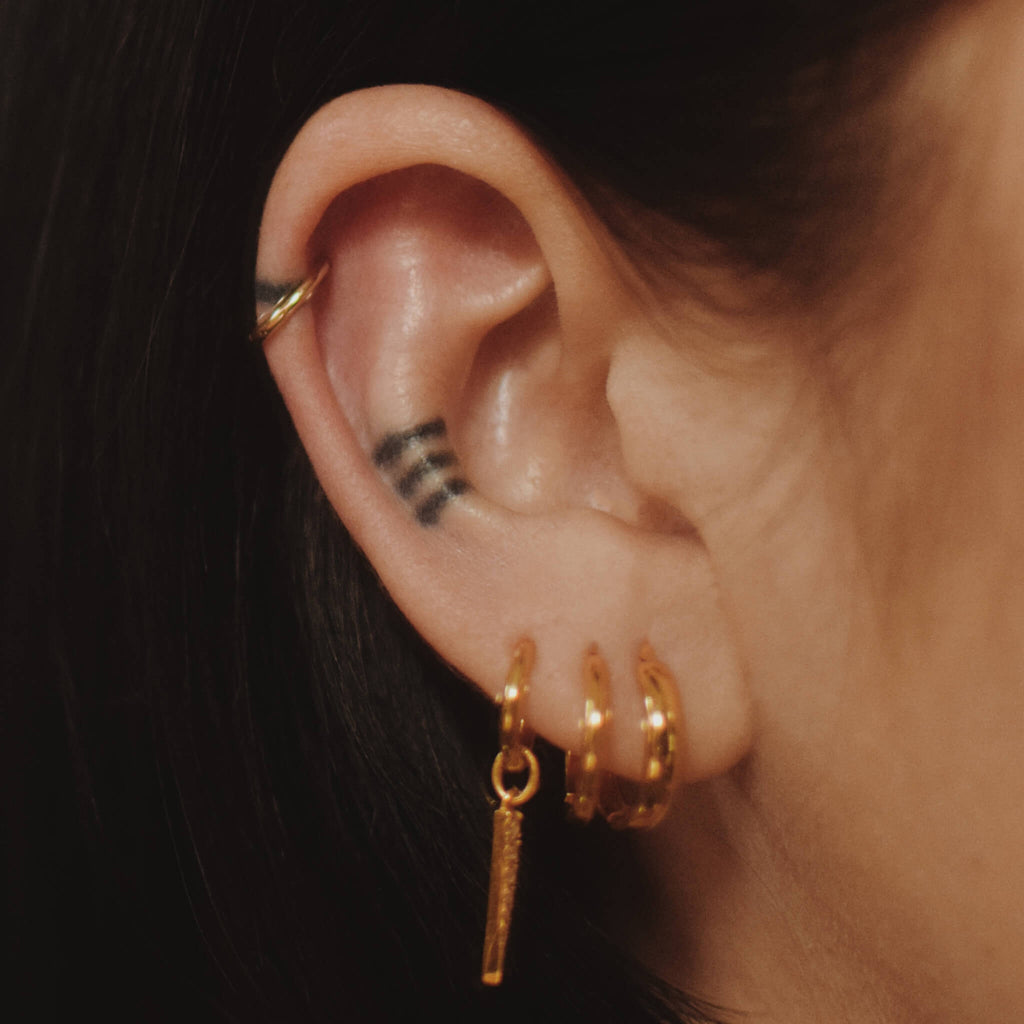 Classic Cartilage Hoop in 14k Gold