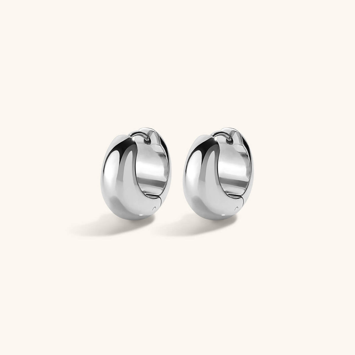 Dewdrop Huggie Hoops