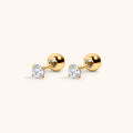 Celestial Crystal Solitaire Studs