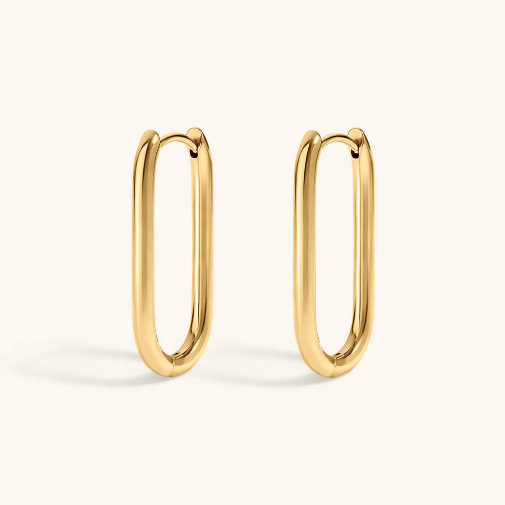 Halo Oval Hoops, 23mm