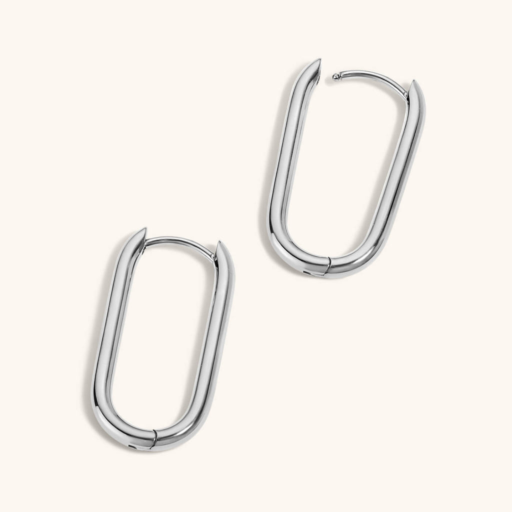 Halo Oval Hoops, 23mm