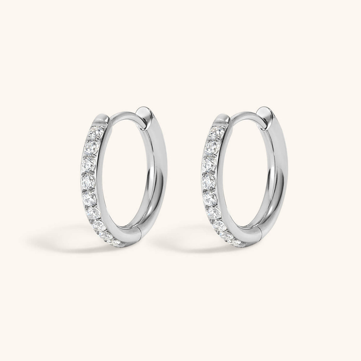 Pavé Hoops, 14mm