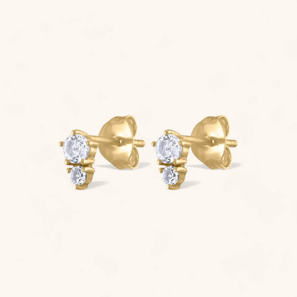 Gaia Studs in 14k Gold