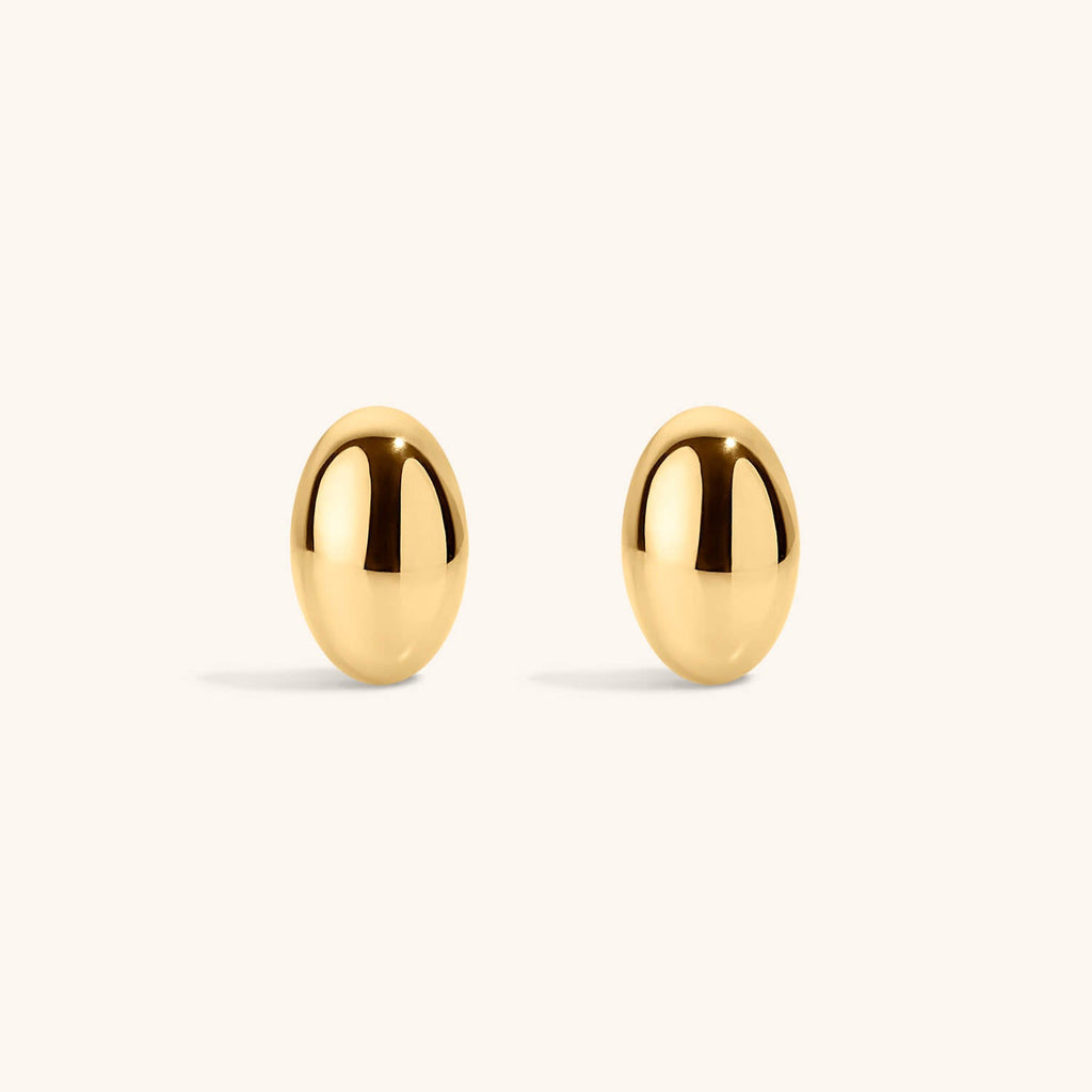 Oversized Oval Studs