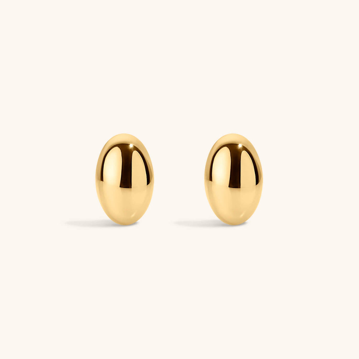 Oversized Oval Studs
