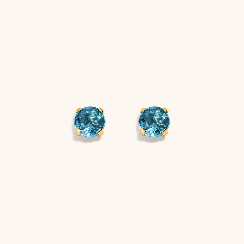 Blue Topaz Nap Earrings