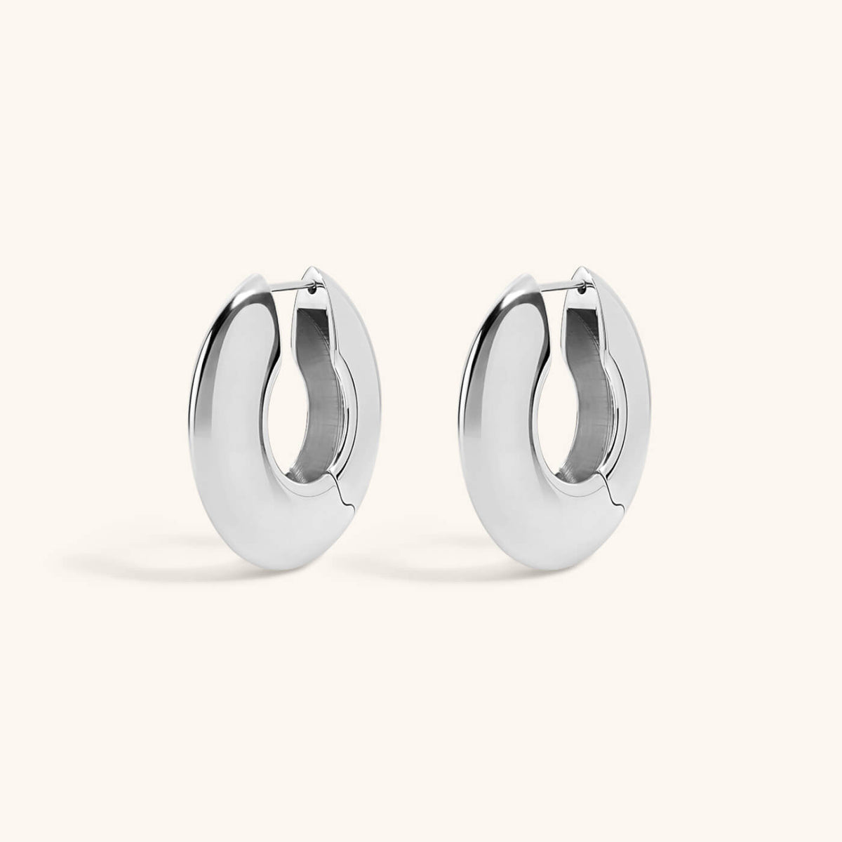 Puffy Disc Hoops