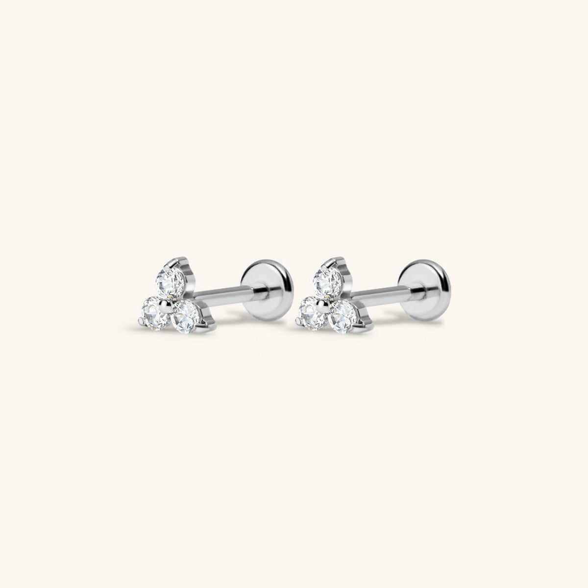 Crystal Trinity Nap Earrings