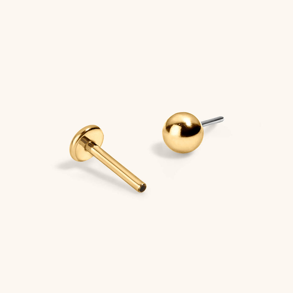 Sphere Nap Earrings, 3mm
