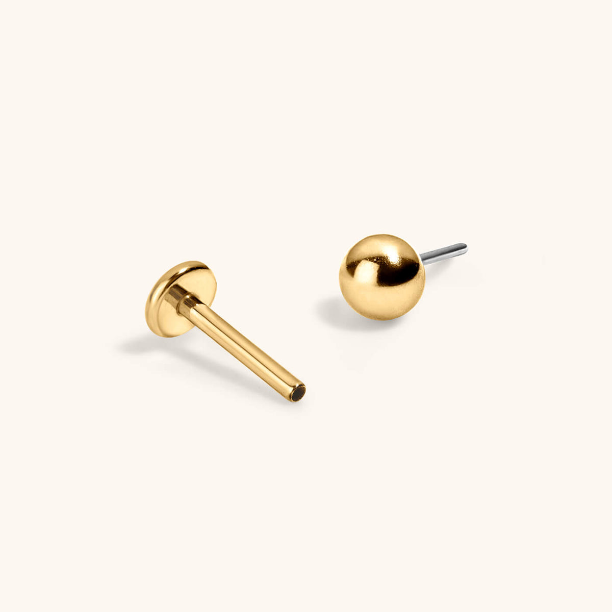 Sphere Nap Earrings, 3mm