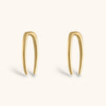 Whisper Open Hoops in 14k Gold - 18G